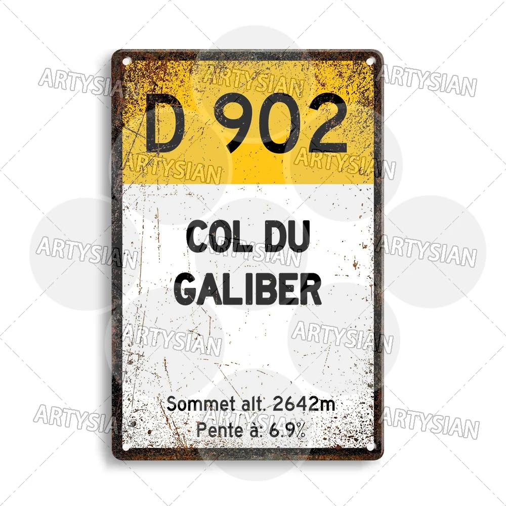 Turul Franței Ciclism Placă metalică Reper ALPE d'HUEZ Col D'Aubisque Col du Granon Peyresourde d'IZOARD l'ISERAN BONETTE