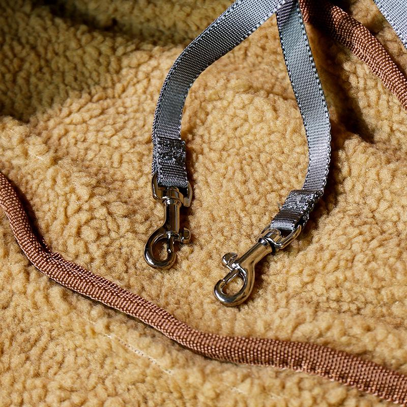 Borsa Invernale Peluche per Animali: Borsa Accogliente in Velluto per Gatti e Cani