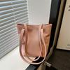 Color Single Solid Shoulder Underarm Square Bag Handbag Women Gifts Fashion