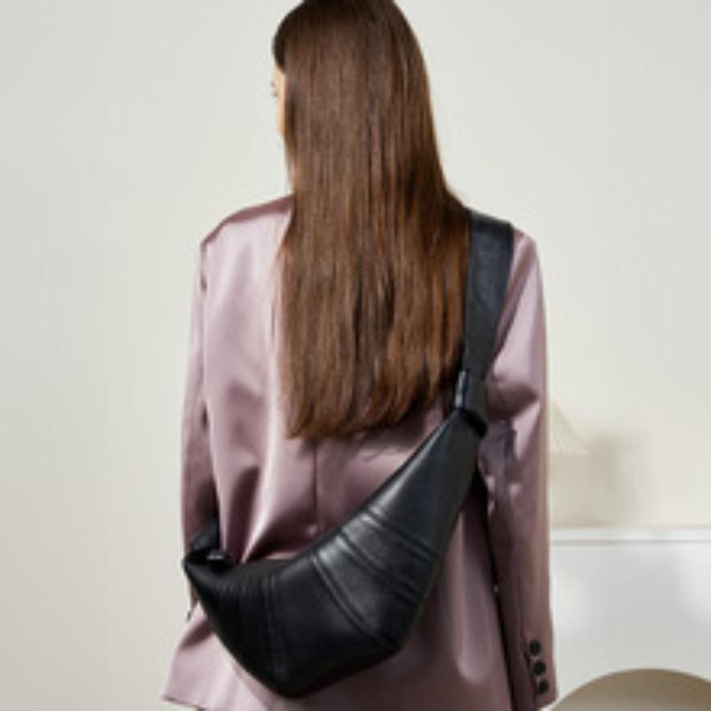 Borsa Monospalla Sottobraccio in Vera Pelle Diamante con Motivo a Rete Grande Capacità Borsa da Viaggio a Secchiello Coulisse Borsa a Tracolla con Catena per Donna
