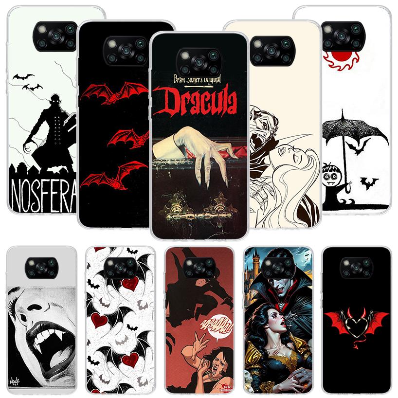 Gothic Vampire Scarlet Art Phone Case For Xiaomi Poco X7 X6 X5 Pro F7 Ultra Redmi 15C 15 13 13C 12 12C 10 10A 10C 9 9A 9C 9T Cov