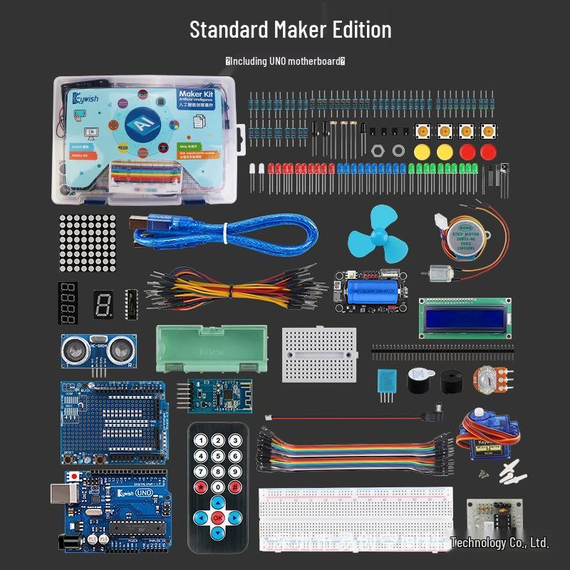 Arduino Uno R3 Beginner's DIY Electronic Kit with Sensor Development Board