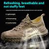 summer safety shoes breathable mesh work shoes with plastic toe industrial non-slip sneakers insulated work boots for welder