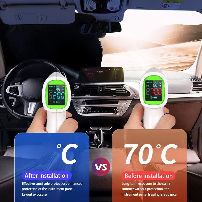 Parasole Visiera Parabrezza Auto Protezione UV per KIA K9 Sportage Niro K5 Carnival EV6 EV9 EV3 K8 Stinger Forte Ceed Cerat rtzup33