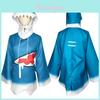 Gawr Gura Cosplay Costume Featuring Shark-themed Design For Halloween Parties
