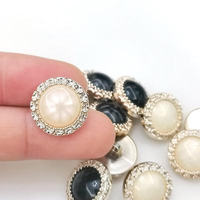 10 teile/los Modische Kleidung Tasten 17.5/21/25mm Gold Farbe Kunststoff Schaft Tasten Bekleidung Nähen Zubehör