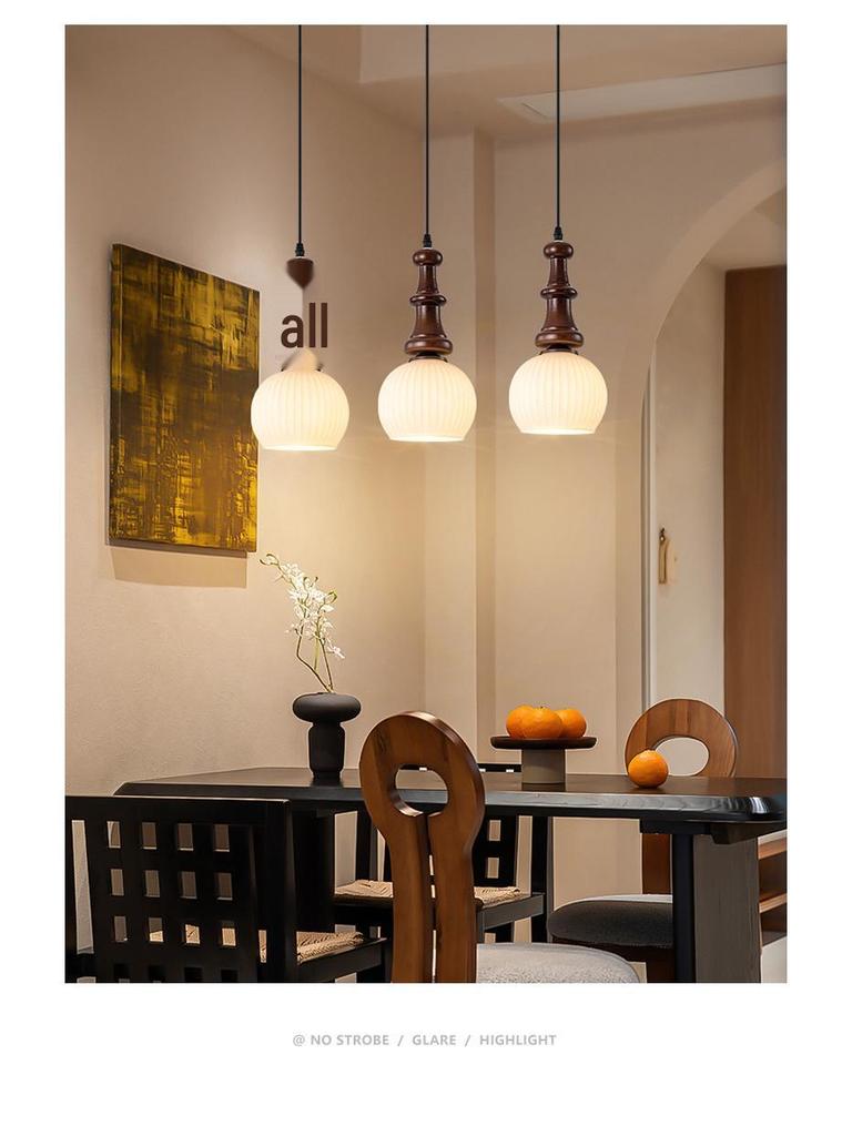 Elegant Chinese-Style Retro Pendant Light for Bedroom, Restaurant, or Hallway