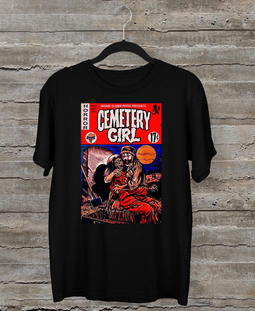 

Insane Clown Posse Poster T-shirt Black Cotton Unisex S to 5Xl band short sleeve Unisex T-Shirt XXL