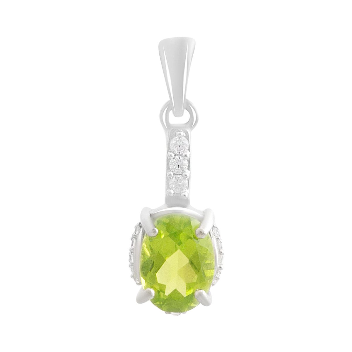 

Silver pendant with chrysolite (60002178)