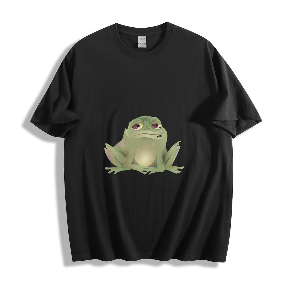 Cute Cartoon Frog Graphic T-Shirt