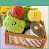 Plush Fruit Vegetable Dolls Coral Fleece Stuffed Toys For Kids Playroom Decor