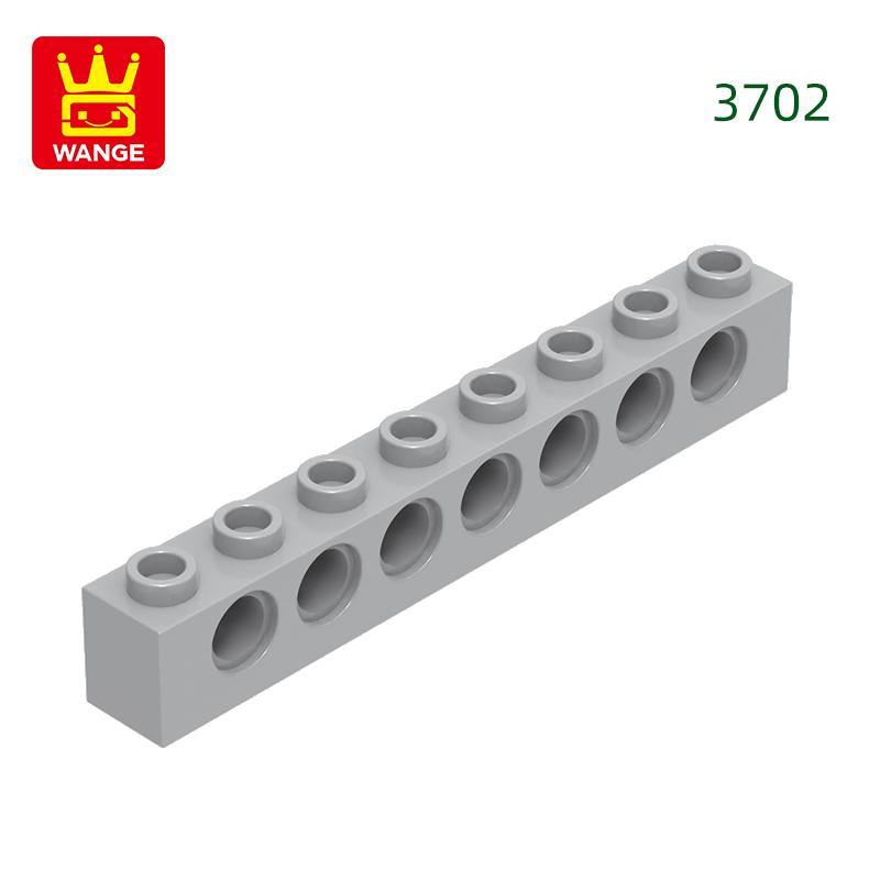 Non-Toxic 36Pcs/Lot 3702 1X8 Holes Thick Bulk Building Blocks Moc Accessories Compatible With Brick Toys Children Gift Box