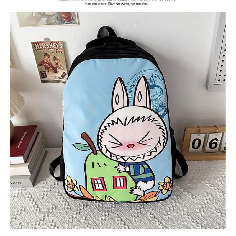 SchultaschenRucksack Lässig Vielseitig Modetrend Rucksack Mittelschule College-Student Schultasche Niedlicher Cartoon Dame CLE