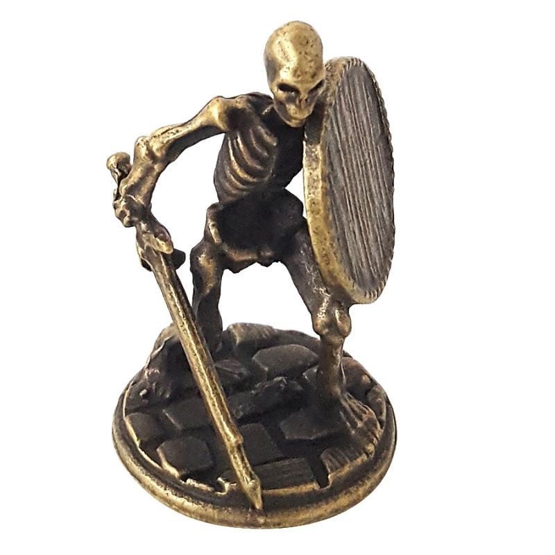 1 Τμχ, Ένα Κρανίο που Κρατά Σπαθί και Ασπίδα, Διακοσμητικό Σπιτιού, Διακοσμητικό Γραφείου, Παιχνίδι/Χειροτεχνία Αποκριών