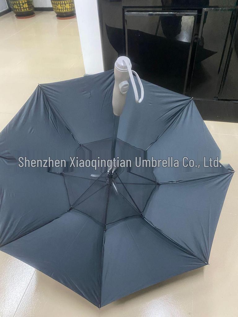 Umbrella with Built-in Fan and Mist Cooling – Sunscreen and Water-Spraying Technology