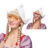 Holland Dutch Hat with Shutter Shading Glasses for Women Cultural Theme Party Holland Costume Headdress Accessories