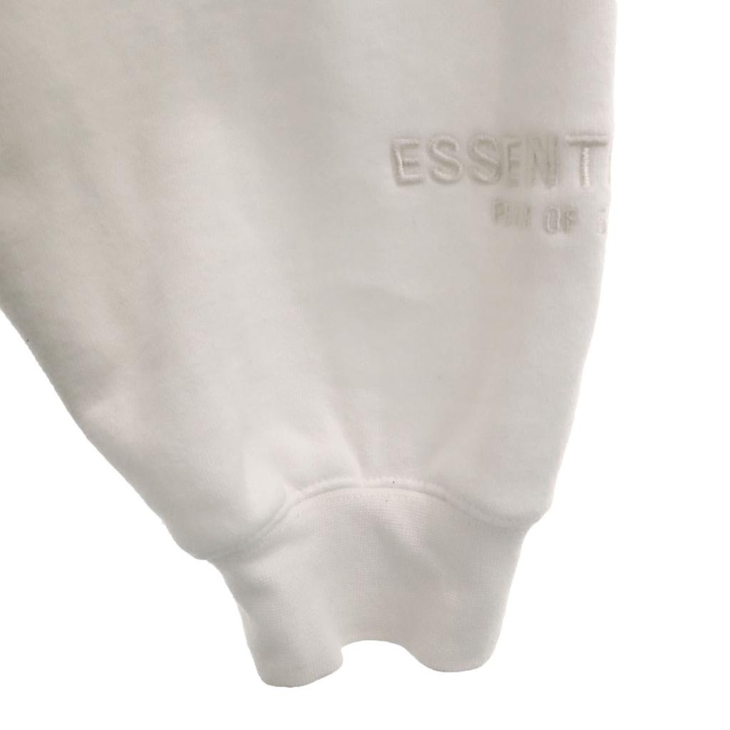 ESSENTIALS Long sleeve Sweatshirts XL White system unisex Men's Used