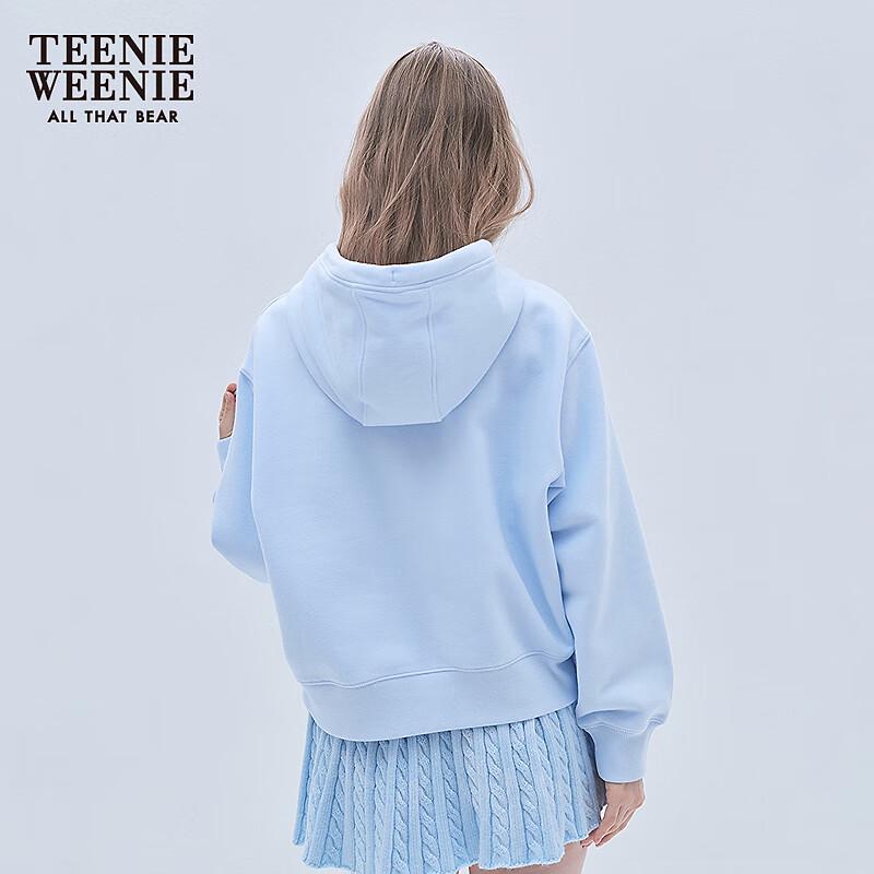 Teenie Weenie Bow Print Hooded Sweatshirt