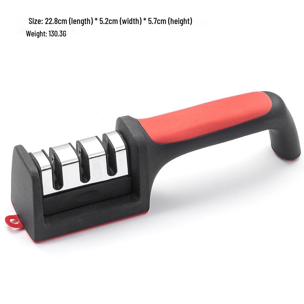 3-in-1 Multifunctional Knife Sharpening Whetstone: Fine Grind, Household & Commercial Use