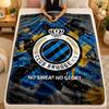 Flannel BlanketClub Brugge FC Warm Soft Throw Blanket for Indoor Sofa Bed Living Room Use
