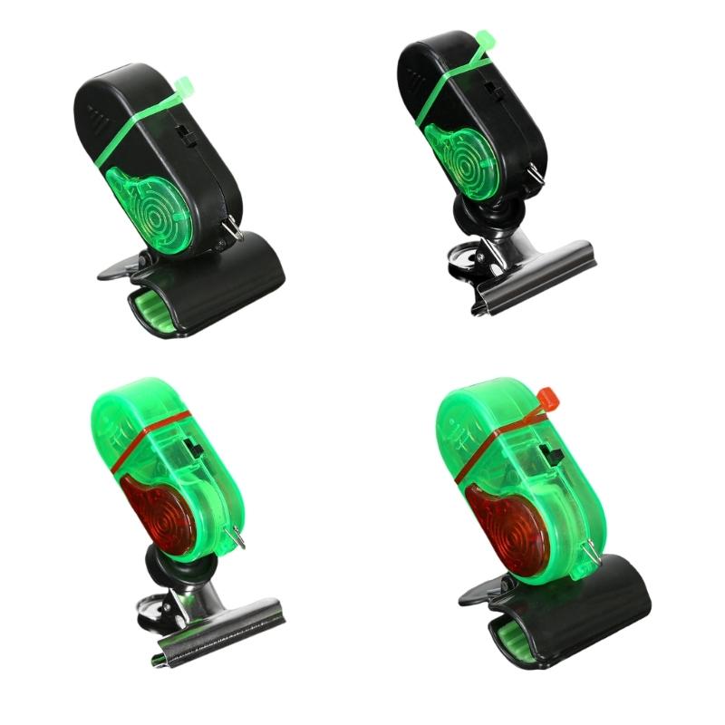 Fishing Bites Alarm Sensitive Bites Alert with Sound Light Electronic Fishing Alarms Indicator Multi Angles Adjustable