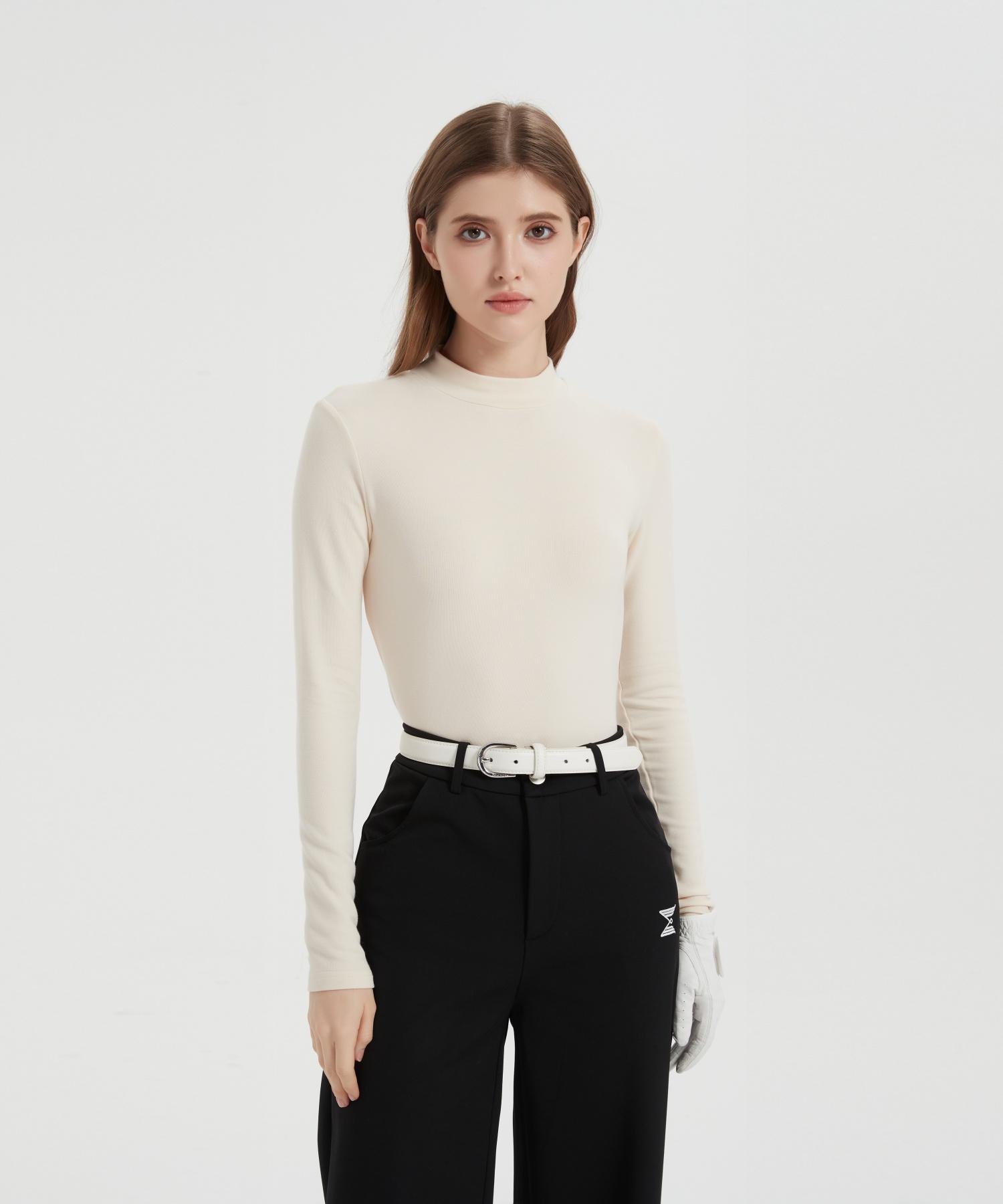 I Parka Light Teddy Winter Long Sleeve Top Ivory/Xl