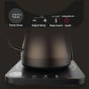 800ml Electric Kettle Gooseneck Hand Brew Coffee Pot Home Thermo Pot Temperature-Control Heating Water Bottle Smart Teapot 220V