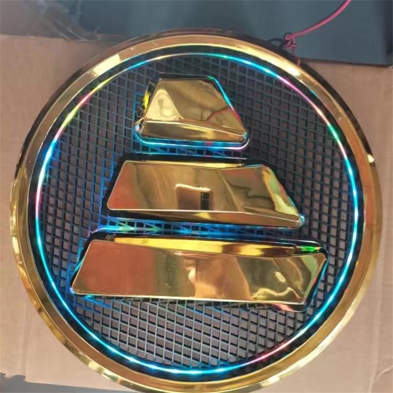 

LED Car Logo For Foton Oman GTL ETX EST With Light 33cm Diameter Luminous Circle Large Round