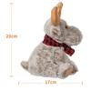 Apricot Lamb Grey Reindeer Plush Toy for Soft and Fluffy Grey Reindeer for Girls and 20cm Kids, Cute, Boys,