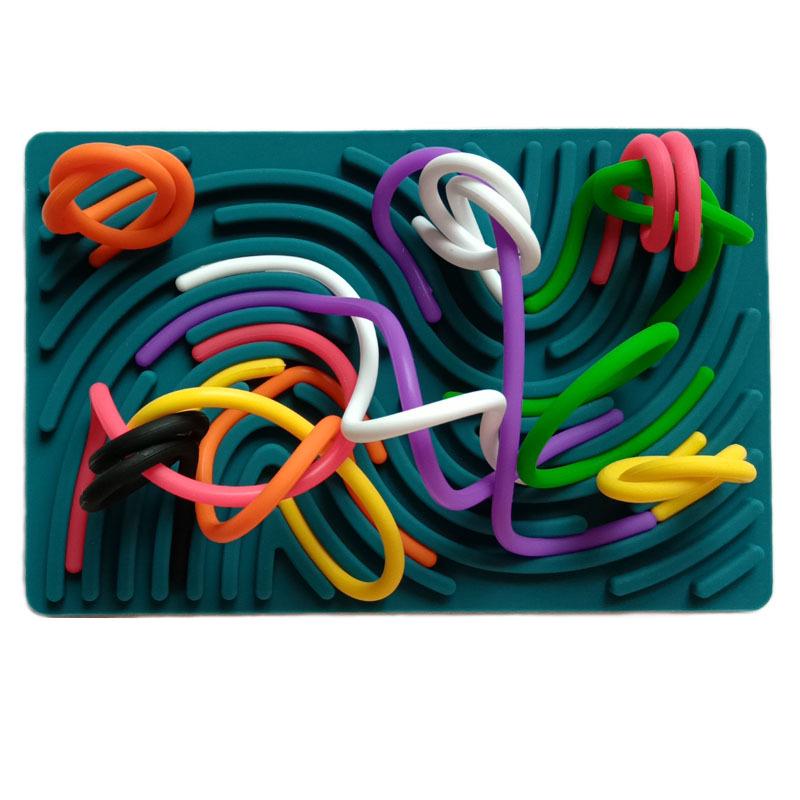 Silicone Sensory Activity Board for Kids - Educational Decompression Toy