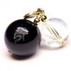 Power Stone Sanskrit Black Iris Rainbow Crystal Charm Zodiac Unlucky Protection from Bad Evil Charm [SORA] Acala, Character, Morion, Quartz, Quartz,