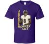 Lamar Jackson Smiley Face Retro Look Sports Fan T Shirt