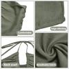 Women's Halter Neck Backless Maxi Dress Ruched Loose Solid Color Summer Vacation Dress