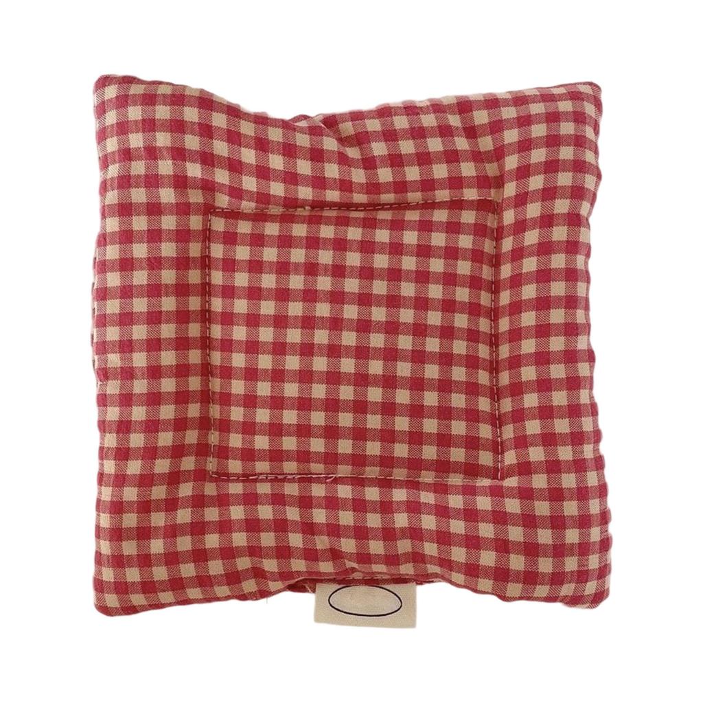 Checkered Striped Quilted Placemats Heat Resistant Washable Coasters Mini Square Cushion For Dining Table Kitchen Decors