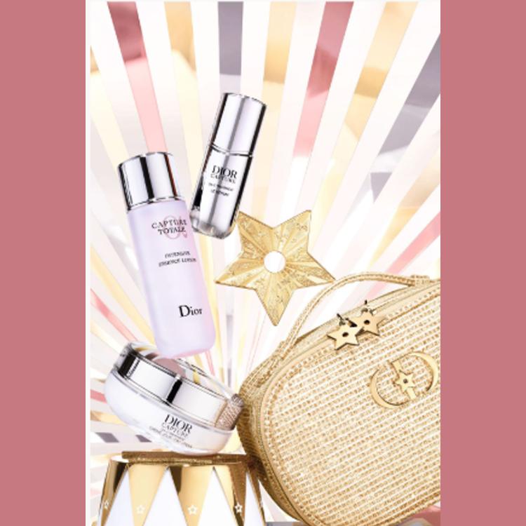 Dior Lotion+Serum+Day Cream+Makeup Bag Skincare Set, Old Version