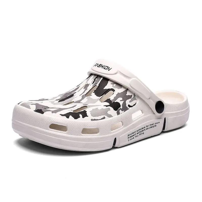 Slippers for Men Beach 2024 Fashion Pvc Sandals Man Adult Style Clappers Elegant Comfortable Rubber Mascullino Casual Shoes Y2k