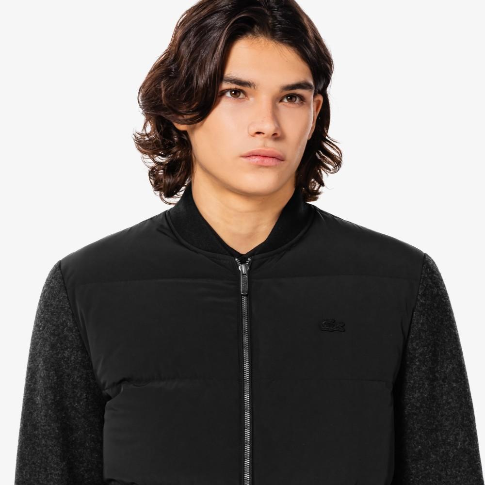 [lacoste] Men's Wool Jersey Hybrid Jacket BH883E-55N031