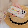 HyunA 3D Colorful Floral Chain Case for iPhone 17/16 Pro Max/15 Pro