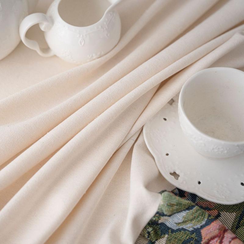 Round Solid Color Table Cloth American Jacquard Splicing Dust-proof Home Restaurant Decoration Hotel Retro Tassel Table Cloth