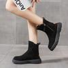 Fashion Non Slip With Zipper Woman Shoes Korean Style Ankle Soft Winter 2025 Novelty Large Size Warm Footwear Sale Snow Boots for Women