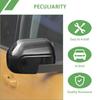 Car Rearview Mirror Decorative Frame Cover For Ford Bronco Sports 2021 Up Car Exterior Accessories , ABS Plastic