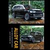 1/24 Die Cast Alloy Car Model, AITO M9, Detachable Wheels, Rubber Tires, Light Music Car, SUV, Children's Birthday Gift