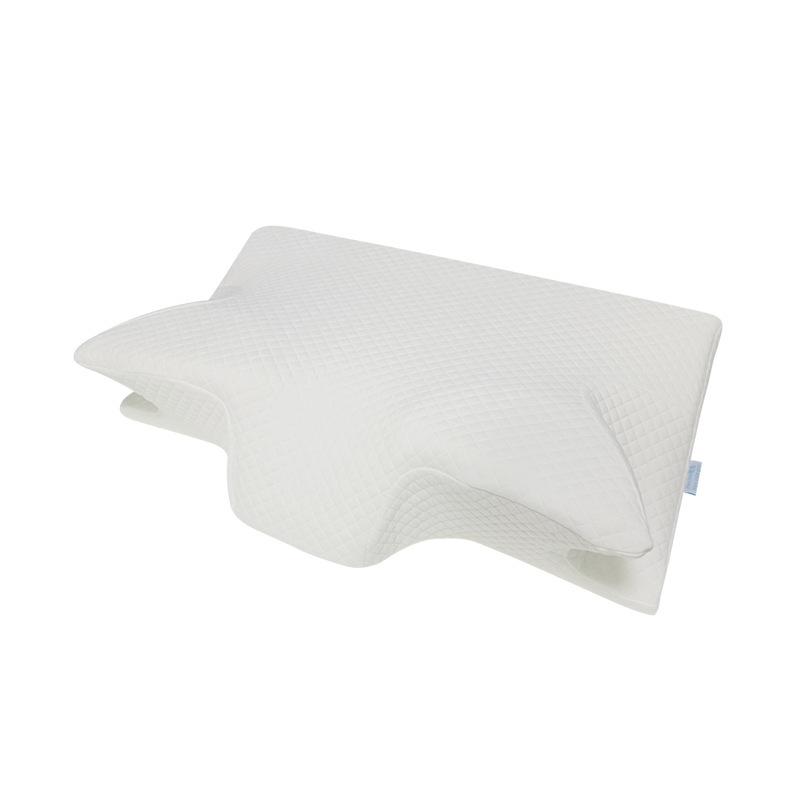 

Memory Foam Pillow Core Ergonomic Ice Silk Adult Memory Cotton Neck Support Pillow білий
