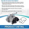 Car Idle Air Control Valve for Mitsubishi Mirage 1997-2002 Replace No.MD614743 IACV Idle Motor Idle Air Control Valve for Stable Engine Operation