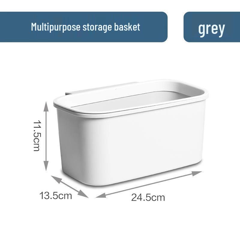 Hanging Bedside Storage Basket: Dormitory Bunk Organizer with Hooks