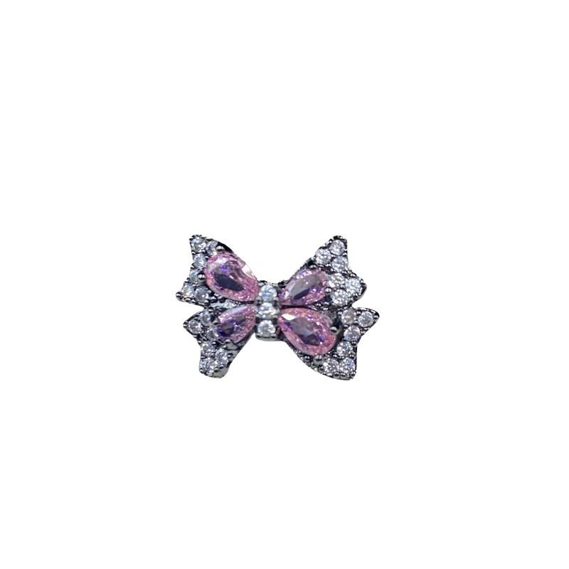 High Retention Micro-Paved Zircon Butterfly Rhinestone Beading Accessories