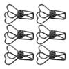 100Pcs Binder Clips Metal Heart Shape Hollow Small Binder Clips for Office Documents Certificates