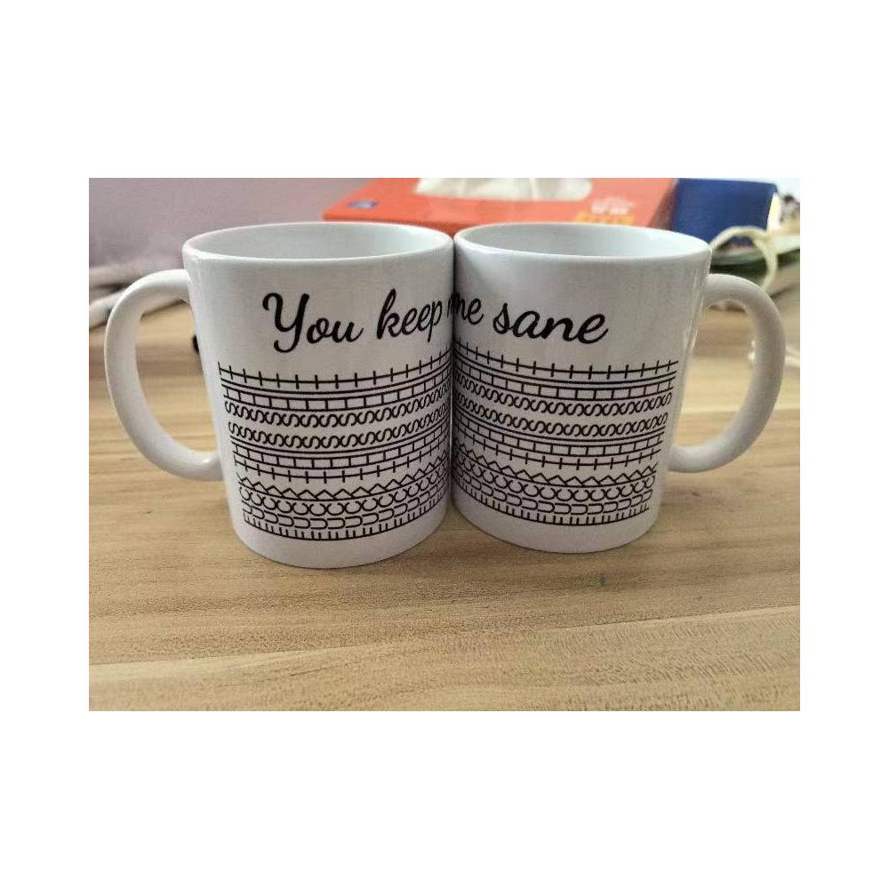 11oz Ceramic Heat Transfer Mug with Custom Logo - Perfect Gift for Dad