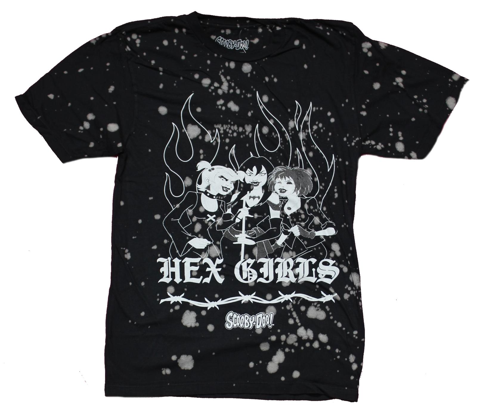 Scooby Doo New Adult T-shirt Hex Girls Smiling Group Stirring Potion Name S