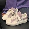 2025 spring low-top Korean version of canvas shoes female students Hong Kong trend shell head sports board shoes casual flats